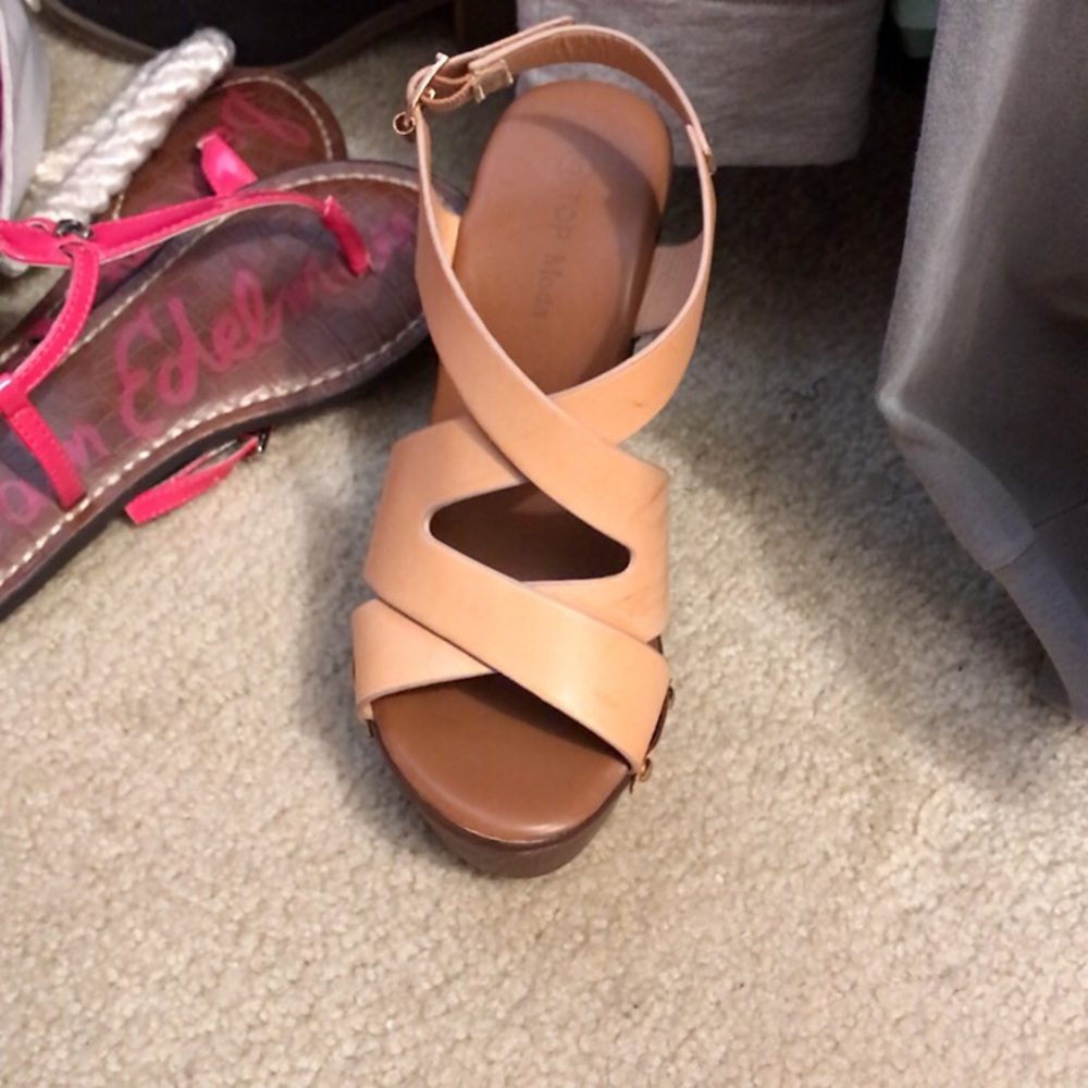 Tan wedges an wedges